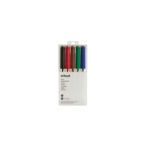 2007643 - Cricut Explore + Maker Extra Fine Point Pen Set 5-pack (Basics).