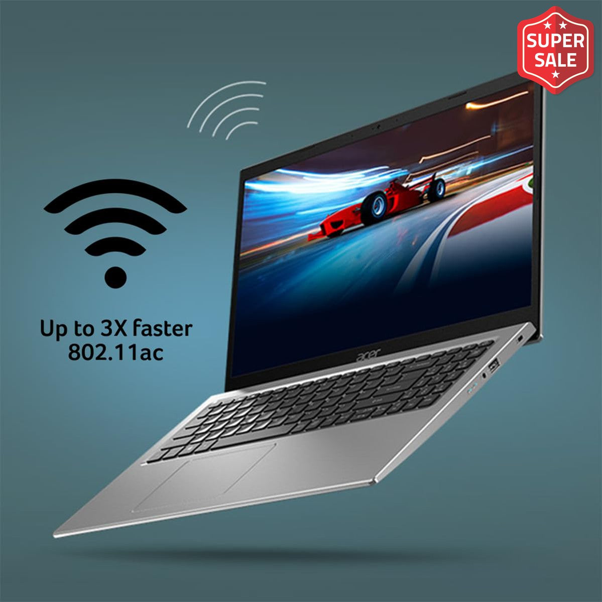 Acer Aspire Go 15 Slim, Core i3-N305, Intel UHD Graphics, 8GB LPDDR5, 128GB SSD, 15.6" 1080P, Wi-Fi 6, Windows 11 Home