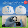 Golf Ball Marking Template for Rapsodo RPT MLM2PRO Launch Monitor