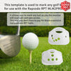 Golf Ball Marking Template for Rapsodo RPT MLM2PRO Launch Monitor