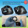 Golf Ball Marking Template for Rapsodo RPT MLM2PRO Launch Monitor