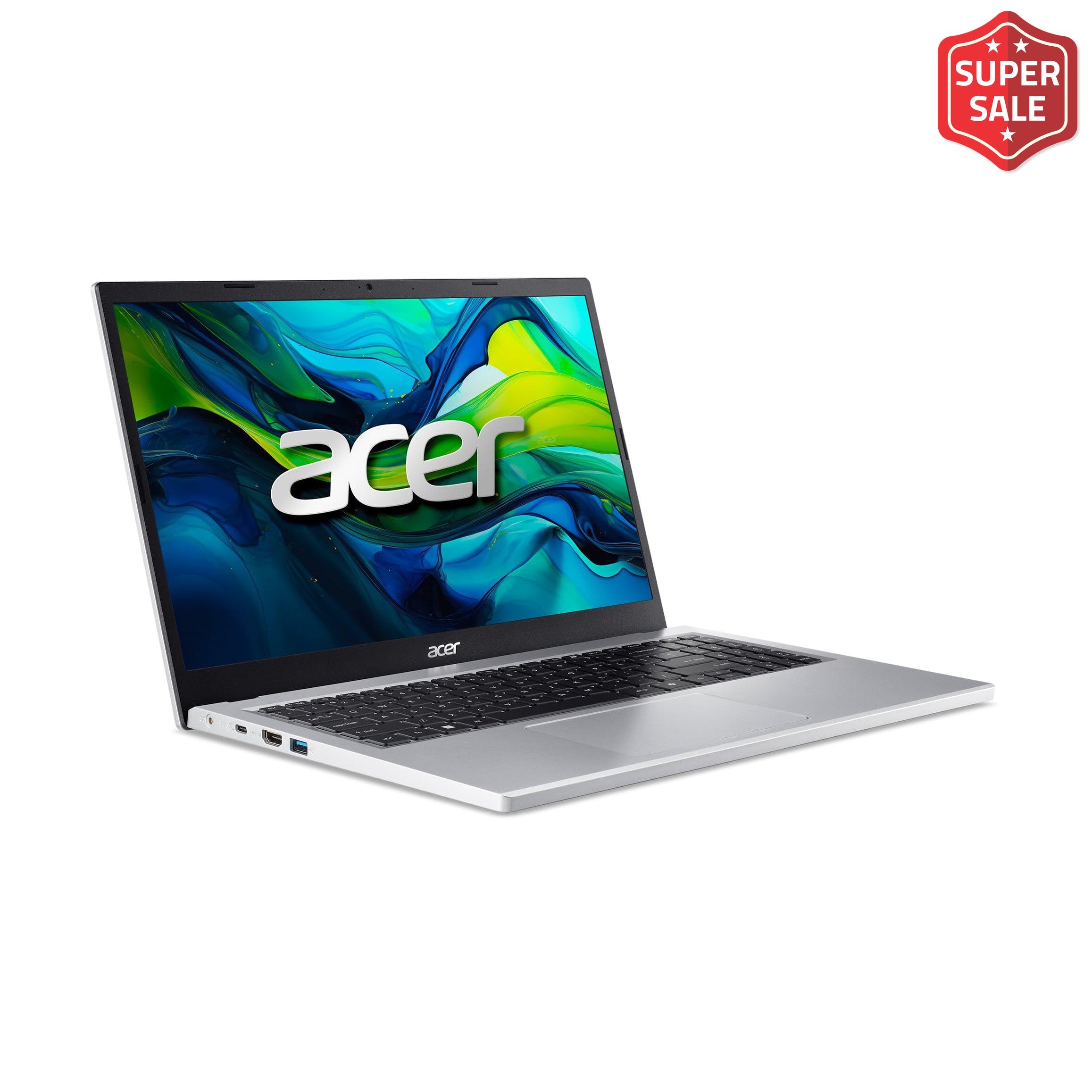 Acer Aspire Go 15 Slim, Core i3-N305, Intel UHD Graphics, 8GB LPDDR5, 128GB SSD, 15.6" 1080P, Wi-Fi 6, Windows 11 Home