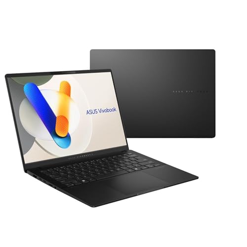 ASUS Vivobook S 14 OLED Laptop, Intel Core Ultra 9 185H, 16GB, 1TB SSD, Neutral Black, S5406MA-AS96, Intel Evo Edition