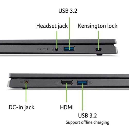 Acer Aspire 5 15 Slim Laptop | 15.6" FHD 1920x1080 IPS Touch | Intel Core i5-13420H | Intel UHD Graphics | 16GB LPDDR5 | 1TB Gen 4 SSD