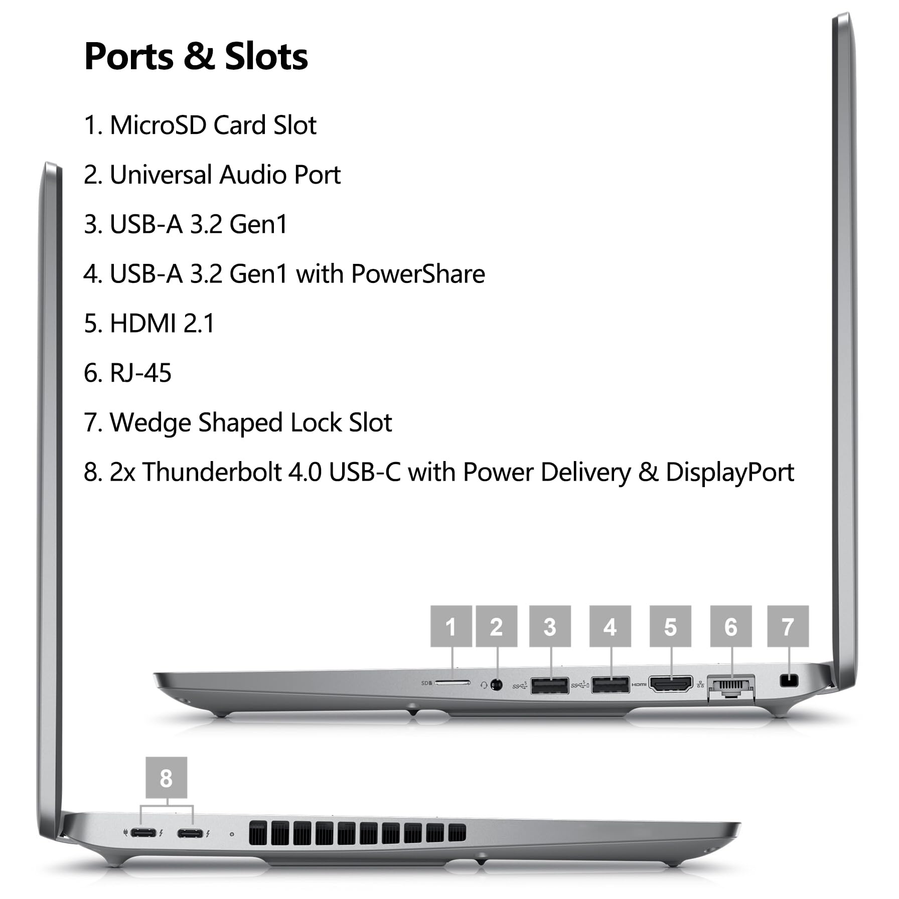 Dell Latitude 5550 15 Business AI Laptop, 15.6" FHD Computer, Intel Ultra 7 155U