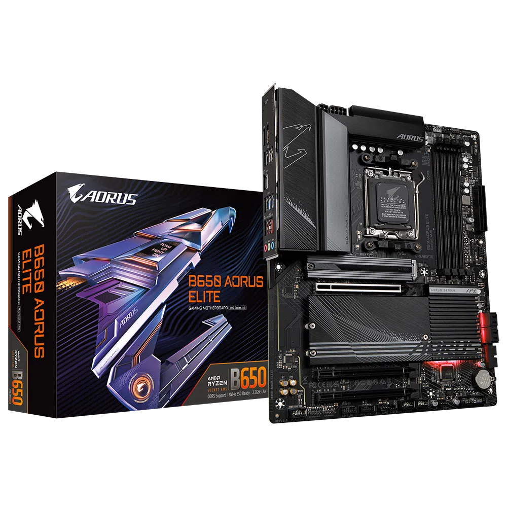 Gigabyte B650 AORUS ELITE AMD B650 Ryzen Socket AM5 ATX Desktop Motherboard