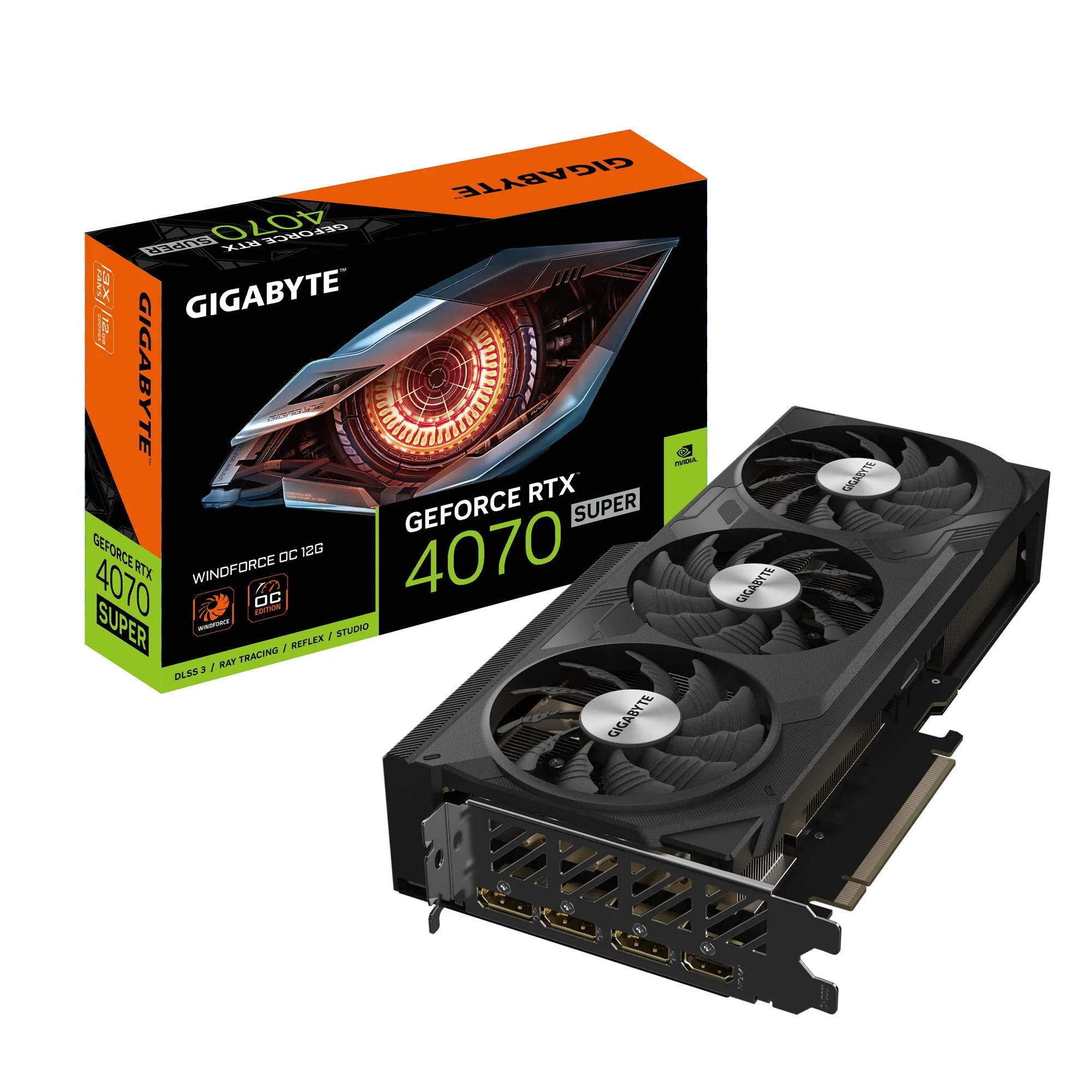 Gigabyte GeForce RTX 4070 WINDFORCE OC 12GB Graphics Card