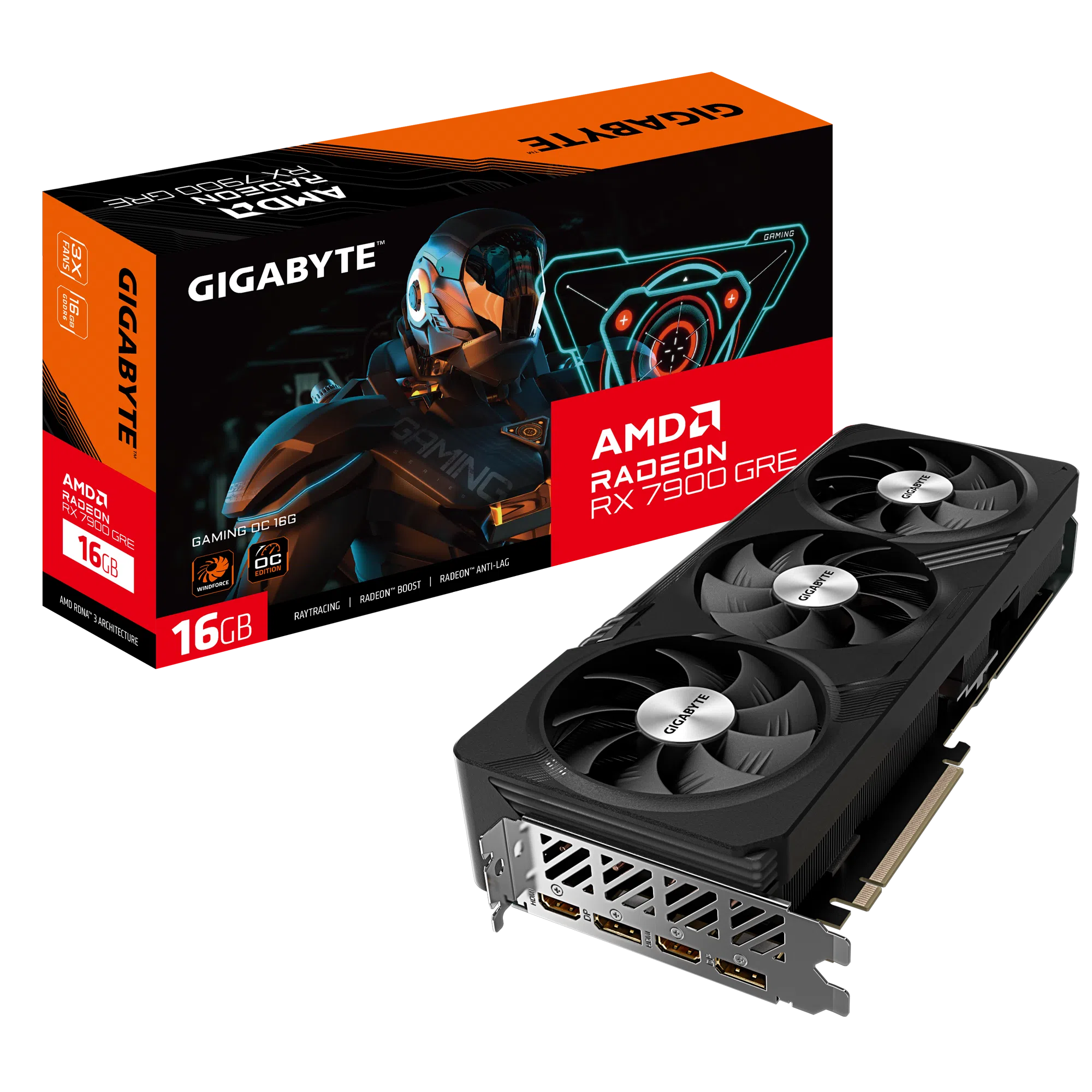 Gigabyte RX 7900 GRE GAMING 16GB GDDR6 256-bit PCI-E 4.0 Desktop Graphics Card