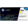 HP 124A Yellow Original LaserJet Toner Cartridge;~2;000 pages. . (Colour LaserJet 2600n ).