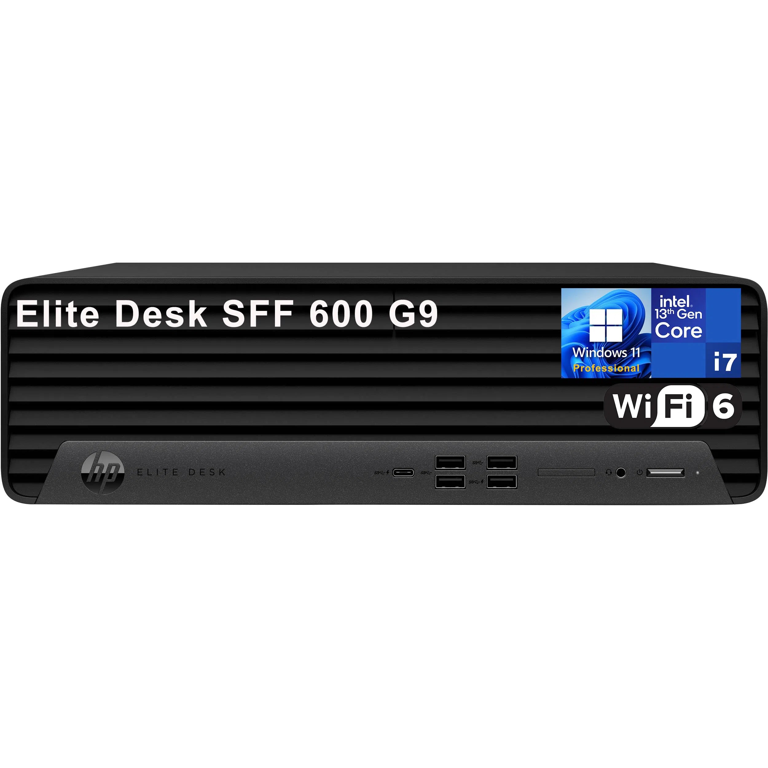 HP Elite Desk SFF 600 G9 Small Form Factor Desktop Computer, 13th Gen Intel 16-Core i7-13700 up to 5.1GHz, 32GB DDR5 RAM, 512GB PCIe SSD