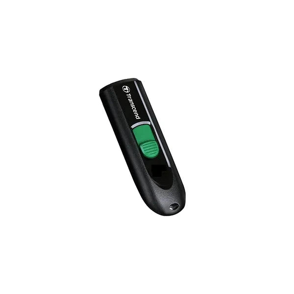 TRANSCEND 128GB JF790C USB C (5Gpbs) CAPLESS FLASH DRIVE - BLACK AND GREEN